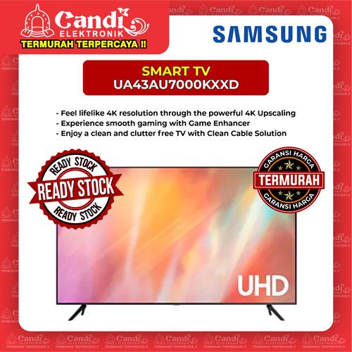 Foto Produk SMART TV LED TV SAMSUNG 43 INCH UA43AU7000KXXD dari Candi Elektronik Solo