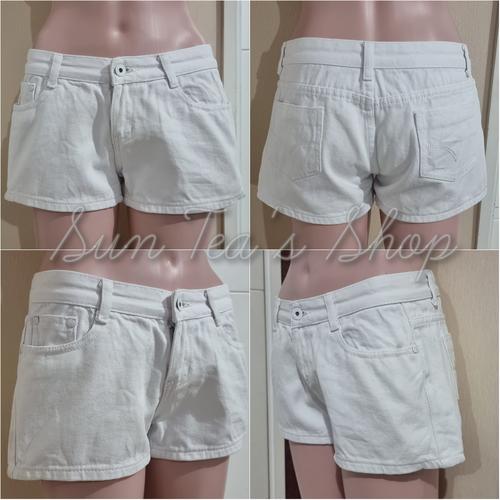 Jual White denim basic sexy casual 
