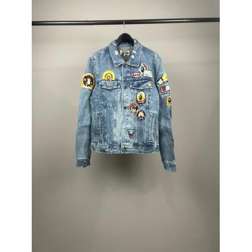 Jual Elia Jaket Jeans Bape Logo 