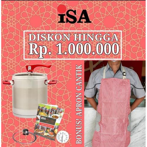 Foto Produk Panci Presto ISA RUBY 9 liter BTS/LTP Promo dari Panci ISA