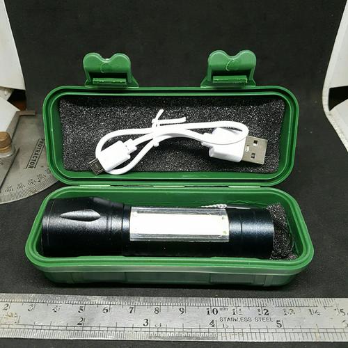 Gambar Senter LED with mini zoom, USB Charge dari UAV Jakarta Selatan Tokopedia