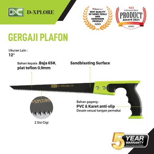Foto Produk GERGAJI PLAFON GG PVC D-XPLORE 12" dari VININDO OFFICIAL STORE
