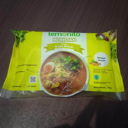 Foto Produk Lemonilo Mie Instan Mi Alami Rasa Indomie Goreng Kari Ayam Bawang - Kari Ayam dari Ahza-Shop