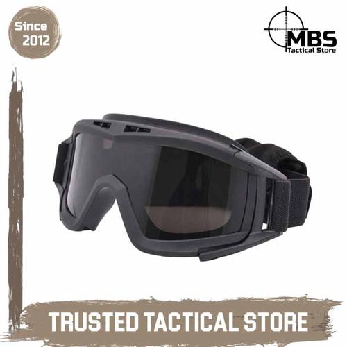 Gambar Goggle Locust Revision Goggle Tactical US Military Locust 3 Lenses - Black dari MBS Tactical Store Kota Bekasi Tokopedia