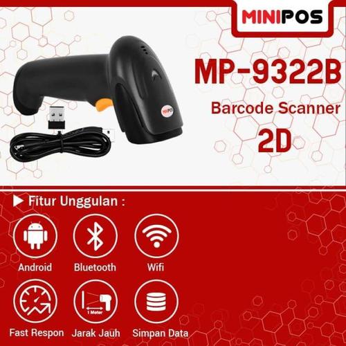 Foto Produk MiniPOS MP-9322B - Barcode Scanner 2D Wireless / Bluetooth dari PojokITcom Pusat IT Comp