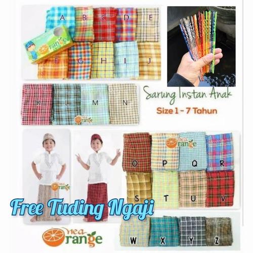 Foto Produk Sarung Instant Anak Nea Orange - size 1 dari DC Collection