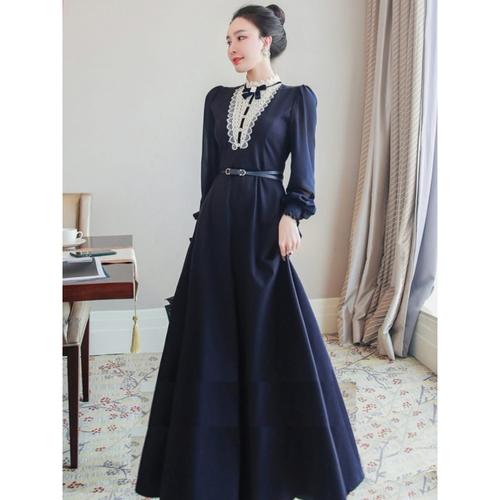 Tritania maxi long dress vintage gaya 