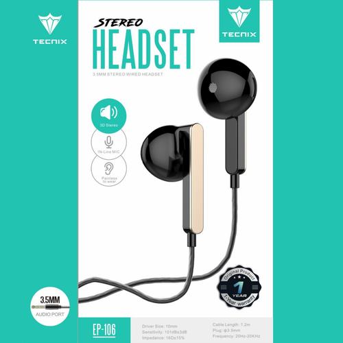 Jual Tecnix EP-106 Stereo Headset 