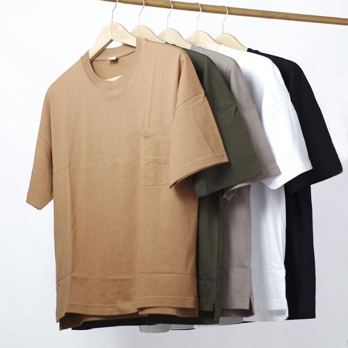 kaos polos oversize unisex tebal 