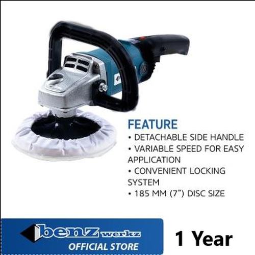 Gambar Mesin Poles Mobil 185mm 1200Watt / Electric Polisher by BENZ WERKZ dari Benz Werkz Official Jakarta Pusat Tokopedia