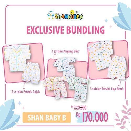 Foto Produk Shankusen EXCLUSIVE BUNDLING - New Normal B (9 stel baju bayi newborn) dari Shankusen Baby Official