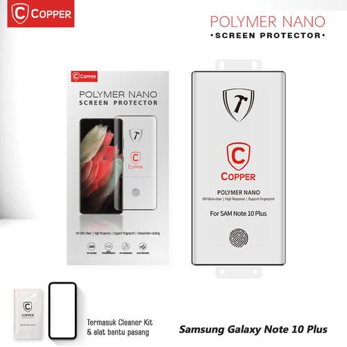 Gambar Samsung Galaxy Note 10 Plus - COPPER Polymer Nano Tempered Glass - POLYMER NANO dari Copper Indonesia Jakarta Barat Tokopedia