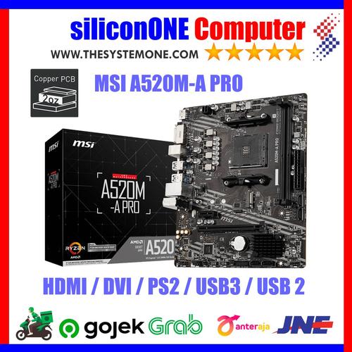 Foto Produk MSI A520M-A PRO A520M dari silicon ONE Computer