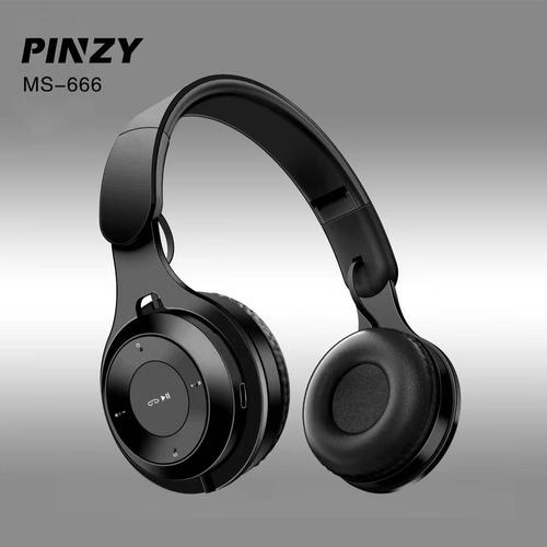 Gambar Headphone Bluetooth PINZY MS666 Stereo HIFI Sound - Hitam dari PINZY Official Store Jakarta Barat Tokopedia