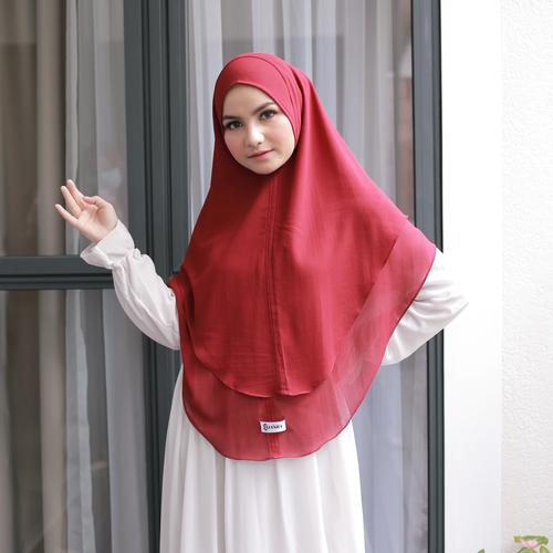 Gambar Hijab Ellysha 2in1 NAZEERA SLIMMY HIJAB SYARI MAROON dari Hijab Ellysha Official Kota Tangerang Selatan Tokopedia