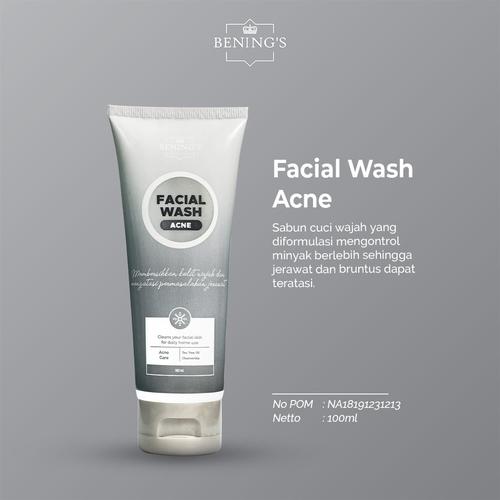 Gambar Facial Wash Acne Benings Skincare by Dr Oky (Benings Clinic) dari Bening's Indonesia Official Kota Pekanbaru Tokopedia