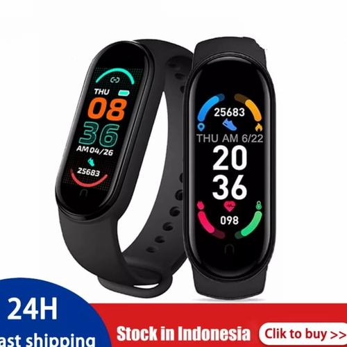 Jual smartwatch M6 jam pintar oximeter sp02 alat deteksi jantung - Jakarta  Barat - SH STORE889 | Tokopedia