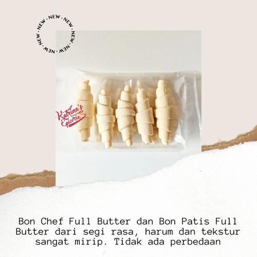 Gambar Frozen Croissant Dough @ 30 Gram Ready To Bake Croffle - BonPatis Butter dari katrina epicerie Jakarta Selatan Tokopedia