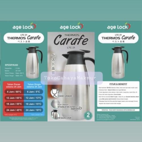 Jual Age Lock Termos Air/Thermos Carafe 