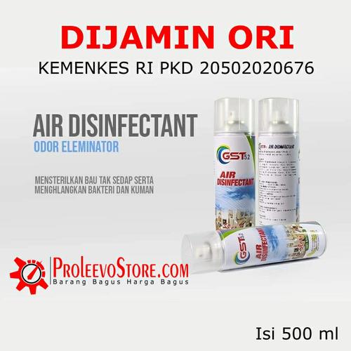 Foto Produk Disinfectant Spray GST52 Asli Kemenkes PKD 20502020676, isi 500ml dari Proleevo Store