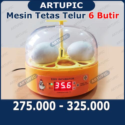 Foto Produk Mesin Tetas Telur Incubator 6 Butir Penetas Digital Egg Incubator Inku dari ArtupicPeralatanPeternak