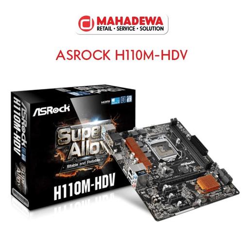 Foto Produk Asrock H110M-HDV dari Dewa Computer Makassar