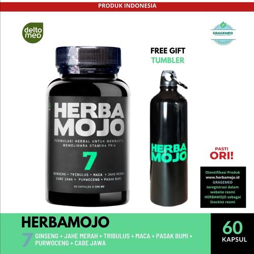 Gambar HERBA MOJO -Free Gift (Bag) - Meningkatkan Kadar Testosteron - Stamina dari GrageMed Herbal Store Kota Bandung Tokopedia