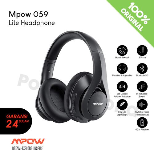 Jual Mpow 059 Lite Headphone Black 