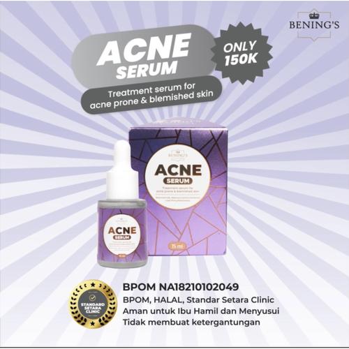 Gambar Acne Serum Benings Skincare by Dr Oky Pratama (Benings Clinic) dari Bening's Indonesia Official Kota Pekanbaru Tokopedia
