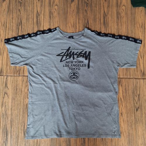 Jual Stussy Tour Grey T-shirt Original 
