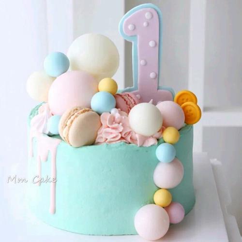 Gambar 4pcs Topper Bola, topper bulat, hiasan kue bola bulat - Biru dari Kalaney's Shop Kota Bogor Tokopedia