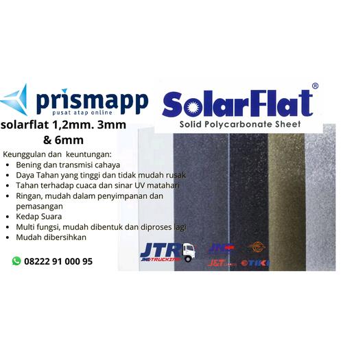 Gambar Solarflat 1.2mm, Atap Solid Solartuff, Solar Flat - clear/bening dari Prismapp undefined Tokopedia