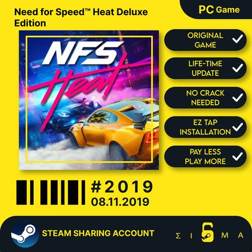 Jual Need For Speed Heat Deluxe Edition Pc Original Game Steam Envelope Jakarta Timur Sigma Steam Unlocked Tokopedia