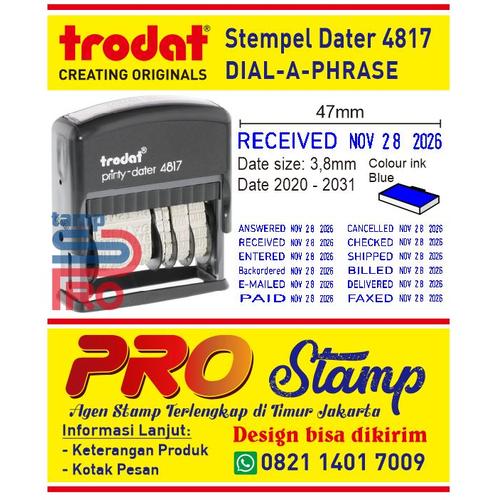 Trodat Printy 4810 Dater - The Home Of Custom Rubber Stamps