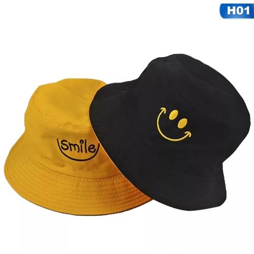 Jual Topi Bucket smile pria dan wanita 