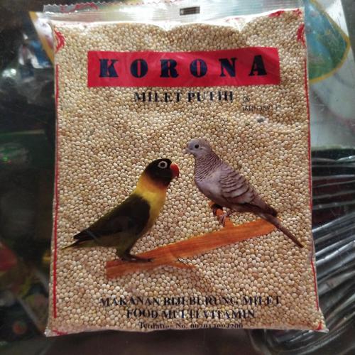 Jual CORONA MILET PUTIH..Makanan burung lovebird - Jakarta Pusat - Good Fight | Tokopedia