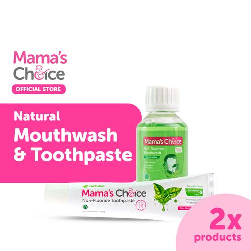 Gambar Paket Pasta Gigi & Mouthwash khusus ibu hamil & menyusui Mamas Choice dari MamasChoiceID Kota Tangerang Tokopedia