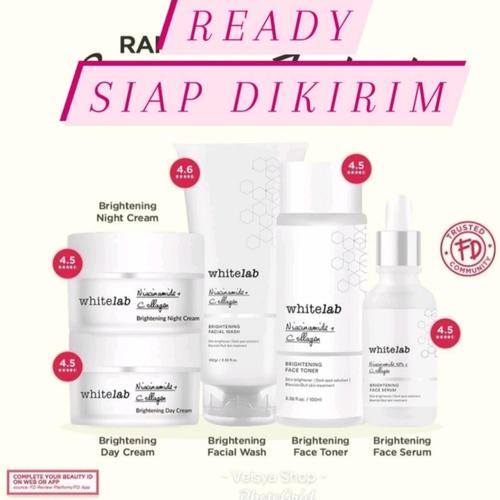 Foto Produk Whitelab Brightening Face Serum Krim Wajah Muka White Lab Set Paket - B-Acne Serum, Acne Soap dari Veisya Pinkyz Veline