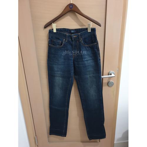 Jual Celana Jeans Panjang Pria Biru Tua 