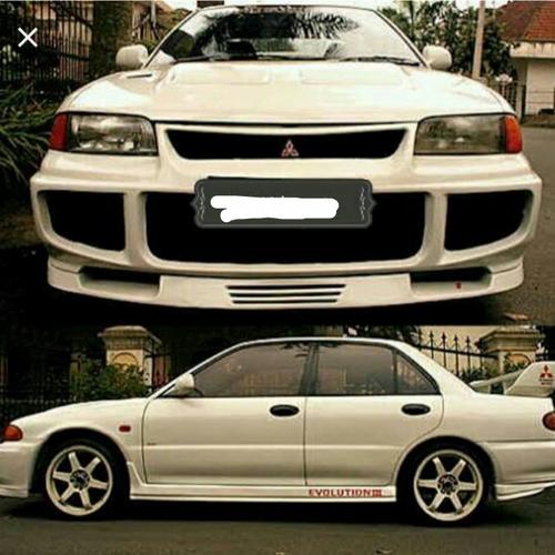 Jual bodykit lancer evo 3 bahan fiberglass se set bahan fiberglass