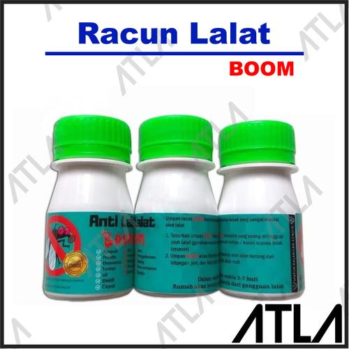 Gambar Racun Anti Lalat Obat Pembasmi Usir Lalat Bubuk Botol Boom OM042 dari Atla Agrikultur Kota Surabaya Tokopedia