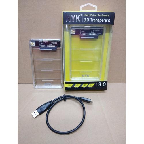 Foto Produk Transparent 2.5 inch SATA USB 3.0 Enclosure NYK dari PojokITcom Pusat IT Comp