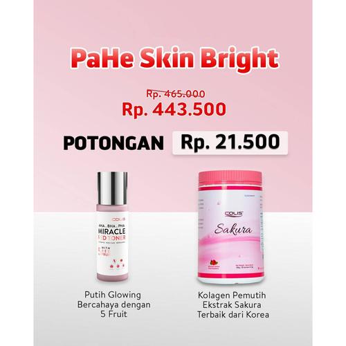 Gambar Colis Paket Hemat Skin Bright - Miracle Red Toner & Colis Sakura dari Colis Official Store Jakarta Barat Tokopedia