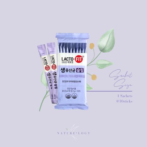 Gambar LACTO-FIT Probiotic Slim 1 SACHET @10sticks (Korea Probiotik LACTOFIT) dari Natureology Kab. Tangerang Tokopedia