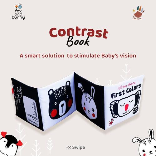 Foto Produk Buku Bayi | Beli 2 Gratis 1 | Baby Book by Fox and Bunny | 0-1 Tahun - Contrast dari Fox and Bunny Official