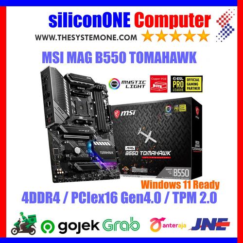 Gambar MSI B550 TOMAHAWK dari silicon ONE Computer Kota Bandung Tokopedia