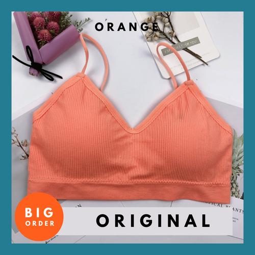 orange bralette
