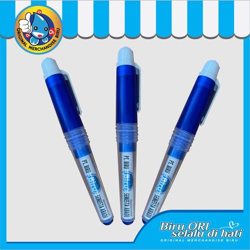 Gambar Bollpoin / Pulpen / Pens / Pena - Original Merchandise Biru dari Air Minum Biru Kota Surabaya Tokopedia