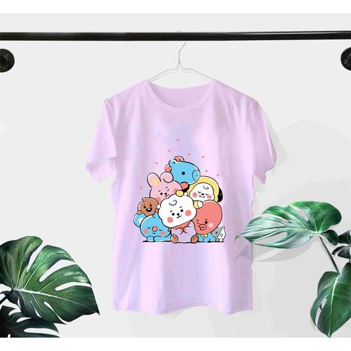 Foto Produk Baju Atasan Kaos Tee Tshirt Wanita Dewasa ABG Remaja Motif - BTS Full dari REFLAVA
