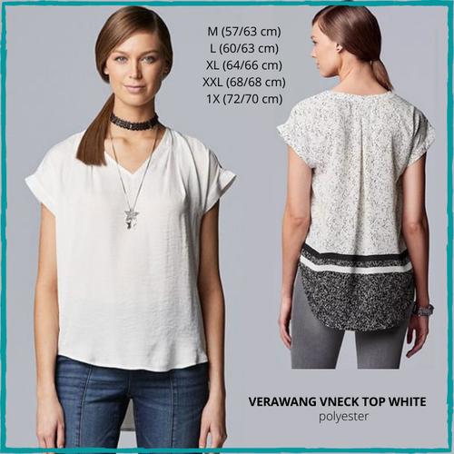 Blouse Wanita Murah Vera Wang Vneck 